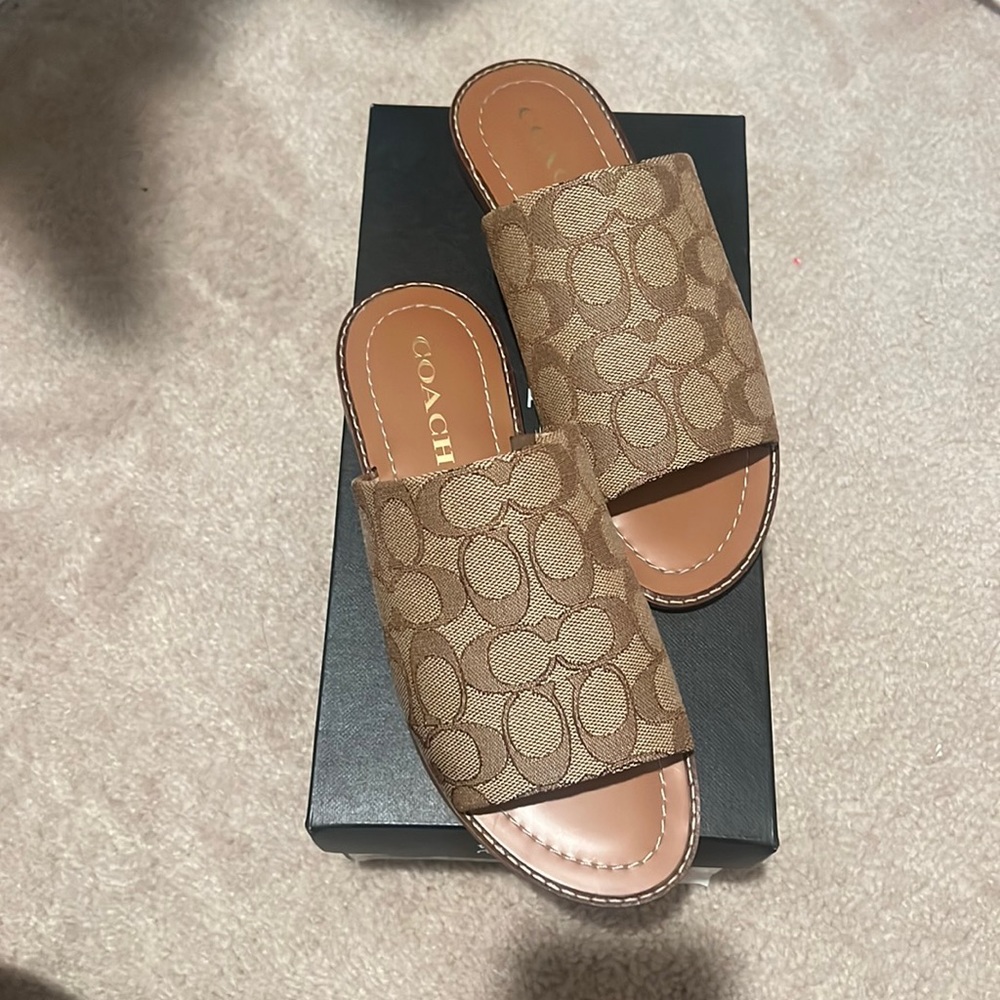 Brand new Coach Sandals